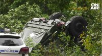 Камион на НАТО катастрофира край Монтана Двама души са пострадали