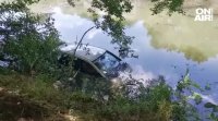 Автомобил влезе в коритото на река Тунджа в Ямбол Малко