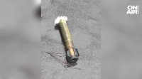 Невзривена противоградна ракета падна на тераса в жилищен блок във