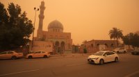 Пясъчна буря връхлетя Ирак небето над страната стана оранжево