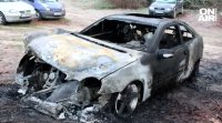 Автомобил изгоря тази сутрин в Благоевград Сигналът е получен малко