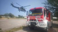 "Кугар" и самолетите от Швеция се борят с огнищата в Пирин, вода се носи и на гръб