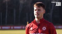Новото попълнение на ЦСКА Тобиас Хайнц даде специално интервю
