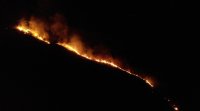 Голям пожар е пламнал тази вечер в местността Боаза на