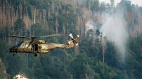 Продължава борбата с големия горски пожар в Чехия Пламъците в