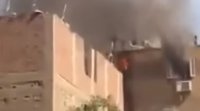 Тежък инцидент в Египет Голям пожар избухна в коптска църква