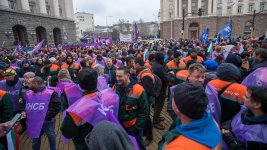 1000 миньори излизат на протест пред Министерския съвет (+СНИМКИ)