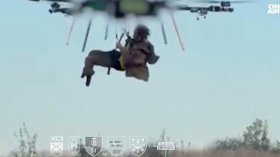Украйна извърши първата в света евакуация с дрон (+ВИДЕО)