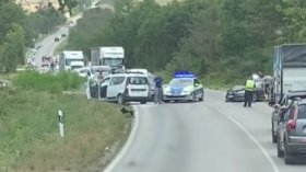 Катастрофа на главния път София - Варна прати две деца в болница (+ВИДЕО)