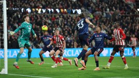 "Арсенал" изпусна победата в последните секунди срещу "Съндърланд"