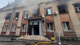 Руска атака в Днипро подпали сгради (СНИМКИ)