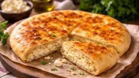Рецепта за точена питка с плънка от сирена