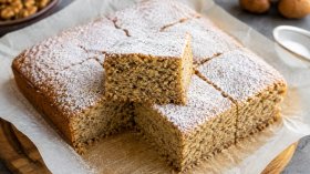 Рецепта за орехов сладкиш с 3 съставки