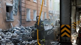 Така изглежда Киев след поредната руска атака с дронове (СНИМКИ)