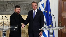 Зеленски и Кириакос Мицотакис се договориха за укрепване на сигурността (СНИМКИ)