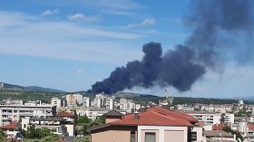 Пожар в Стара Загора в посока гробищата