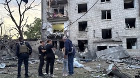 Разруха и болка в Киев след опустошителната руска атака (СНИМКИ)