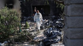 Пожари в Киев след руска атака, Украйна подпали една от най-големите рафинерии в Русия