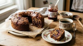Вкус от детството: Кекс с шипков мармалад