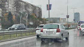 Катастрофа на "Цариградско шосе" предизвика километрично задръстване