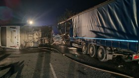 Двама шофьори загинаха в катастрофа на пътя Пазарджик &ndash; Пловдив