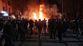 Съдът остави в ареста четирима заради погрома след протеста в София