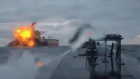 Украйна удари в Черно море танкер от сенчестия флот на Русия