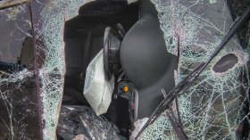 Верижна катастрофа на АМ "Тракия" затруднява движението на входа на Бургас