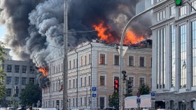 Русия порази с дрон Националната академия на науките в Киев