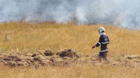 Стихия край морето: Пожар край Слънчев бряг обхвана около 100 декара