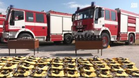 Дронове, противопожарни коли и булдозер за общо 211 000 евро получиха огнеборците в Хасковско (ВИДЕО)