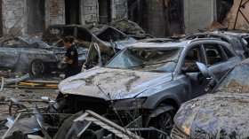Разруха и пожари в Харков и Одеса след руски атаки (СНИМКИ)