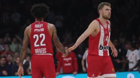 Везенков с 14 точки за победата на "Олимпиакос" над "Жалгирис" в Евролигата