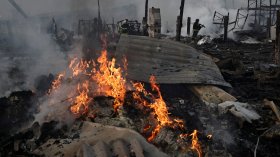 Пламнаха множество пожари в Русия и Украйна след размяна на удари с дронове