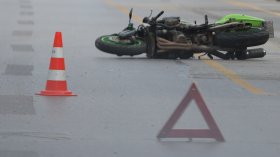 Паднал моторист предизвика верижна катастрофа преди Благоевград