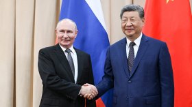 Путин проведе важни срещи на посещението си в Киргизстан (СНИМКИ)