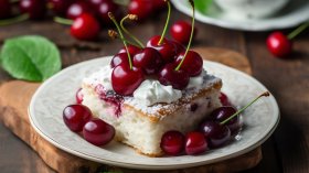 Рецепта за кекс със сладко от череши