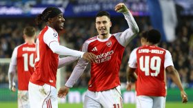 "Арсенал" мина с лекота през "Брюж" и запази 6 от 6 в Шампионската лига