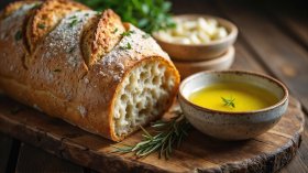 Рецепта за чеснов хляб с кашкавал