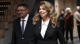 Изявленията на Йотова и Гюров в изборната нощ на 25 октомври (СНИМКИ)