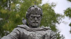 Саркофагът на цар Самуил - родова и християнска символика
