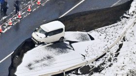 Япония бе ударена от ново силно земетресение