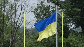 Украинското знаме изчезна от центъра на Прищина след изявление на Зеленски