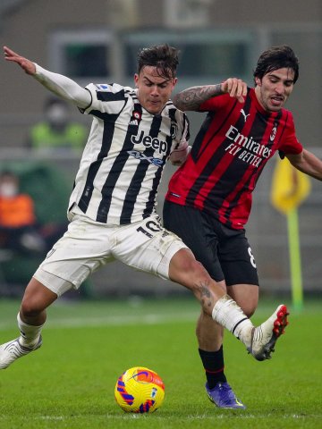 Милан и Ювентус не успяха да си вкарат гол в