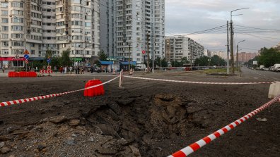 Киев след поредните руски ракетни удари (СНИМКИ)