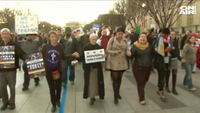 Протести срещу миграционната политика на Тръмп