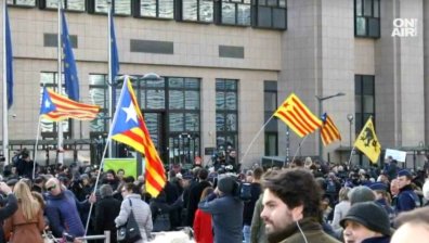 Брюксел на протест против независимостта на Каталуния