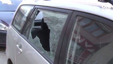 Кола мина на червено пред 2 момчета, те се ядосаха и стреляха по нея