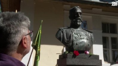 Откриха първия военен бюст-паметник на княз Александър I Български