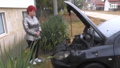 Запалиха колата на кандидат-кмет в село Попица